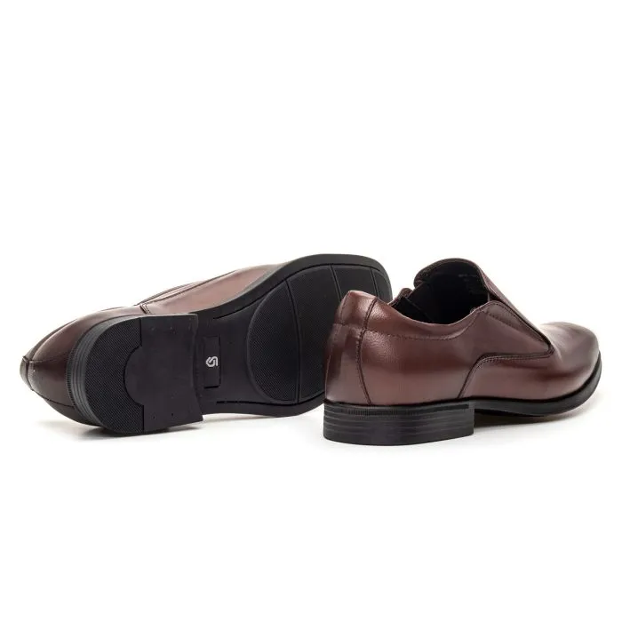 Savelli Formal Series | Dublin Mestico Coffee Slip On Dress Shoes - Image 3