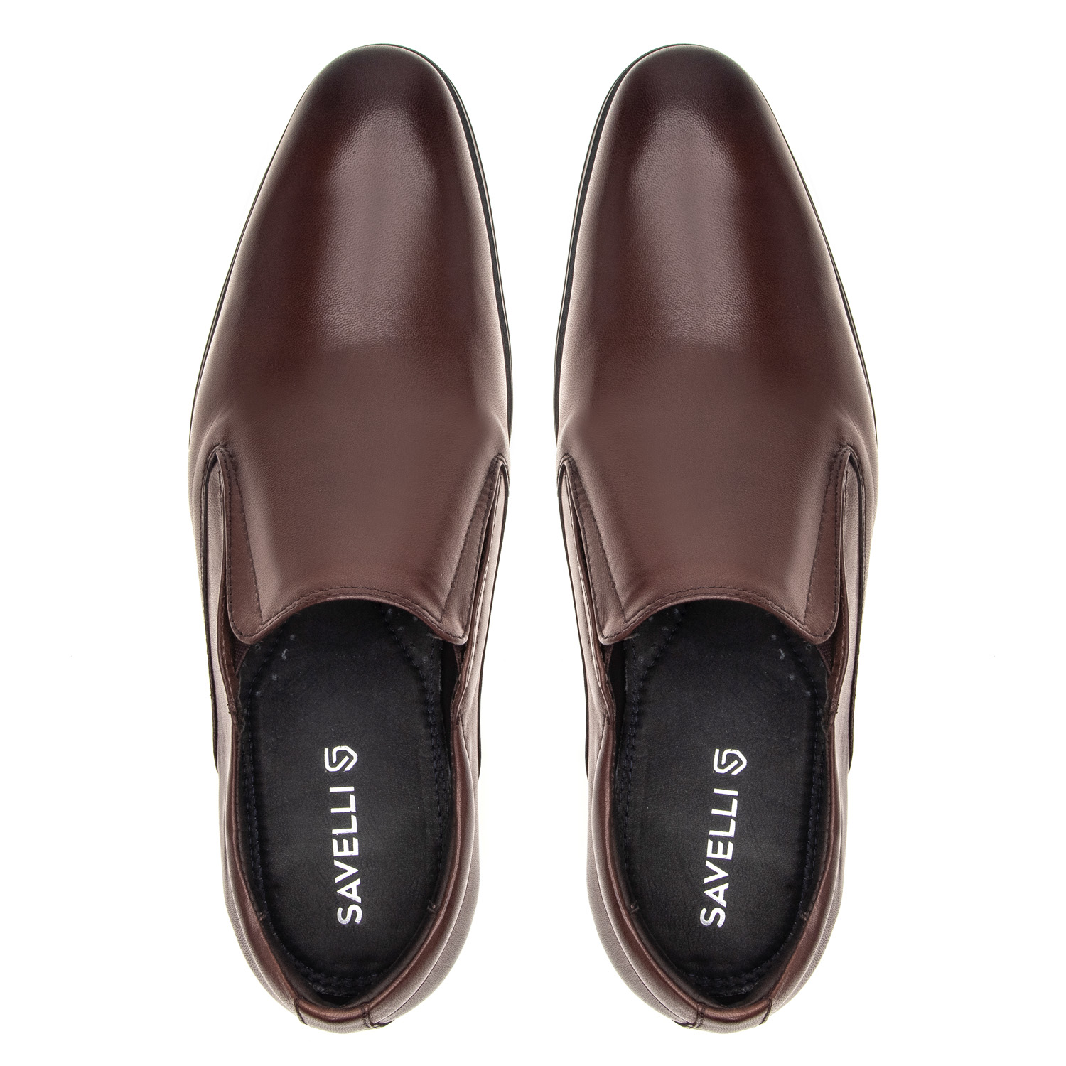 Savelli Formal Series | Dublin Mestico Coffee Slip On Dress Shoes