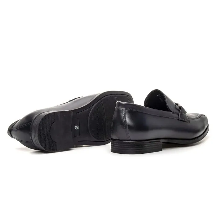 Savelli Formal Series | Dublin Latego Dark Blue Snaffle Trim Loafers - Image 3