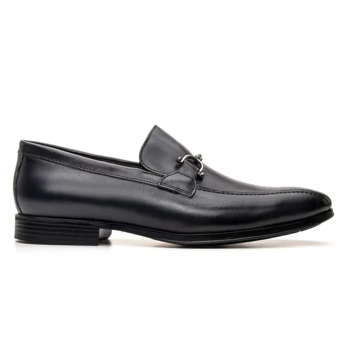 Savelli Formal Series | Dublin Latego Dark Blue Snaffle Trim Loafers - Image 4