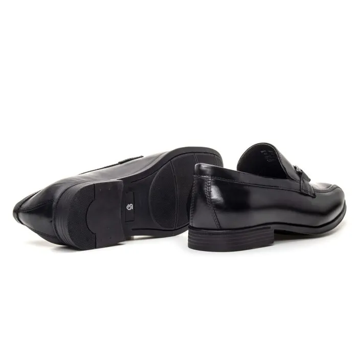 Savelli Formal Series | Dublin Napa Vicenza Black Snaffle Trim Loafers - Image 3