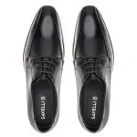 Savelli Formal Series | Dublin Napa Vicenza Black Laced Leather Shoes - Image 2