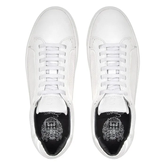Savelli Casual Series | Florence Napa New Floater Garda White Sneakers - Image 2