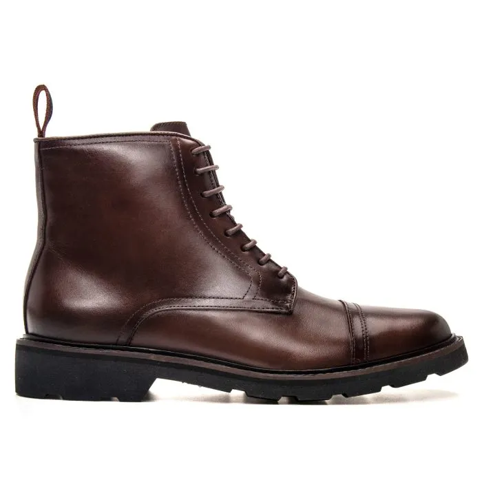 Savelli Boots Series | Kansas Latego Brown Laced Up High Boots - Image 3