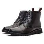 Savelli Boots Series | Kansas Latego Grafite Laced Up High Boots