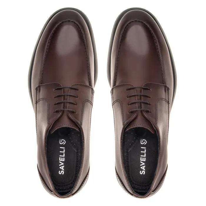 Savelli Formal Series | Lyon Men's Latego Coffee Lightweight EVA Shoes - Image 2