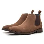 Savelli Boots Series | Vulcano Suede Cappucino Chelsea Boots