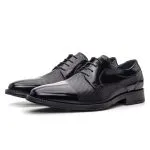 Savelli Formal Series | Vulcano Napa Vicenza Black Dotted Leather Toe Cap Shoes
