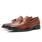 Savelli Formal Series | Vulcano Napa Vicenza Whisky Tassel Loafers