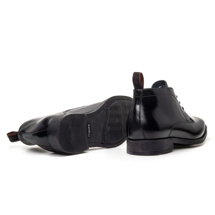 Savelli Boots Series | Vulcano Napa Vicenza Black Chukka Boots - Image 2