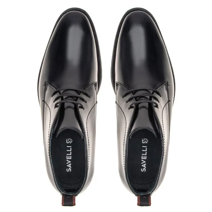 Savelli Boots Series | Vulcano Napa Vicenza Black Chukka Boots - Image 4
